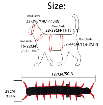 CozyCenti™ — Centipede Cat Costume