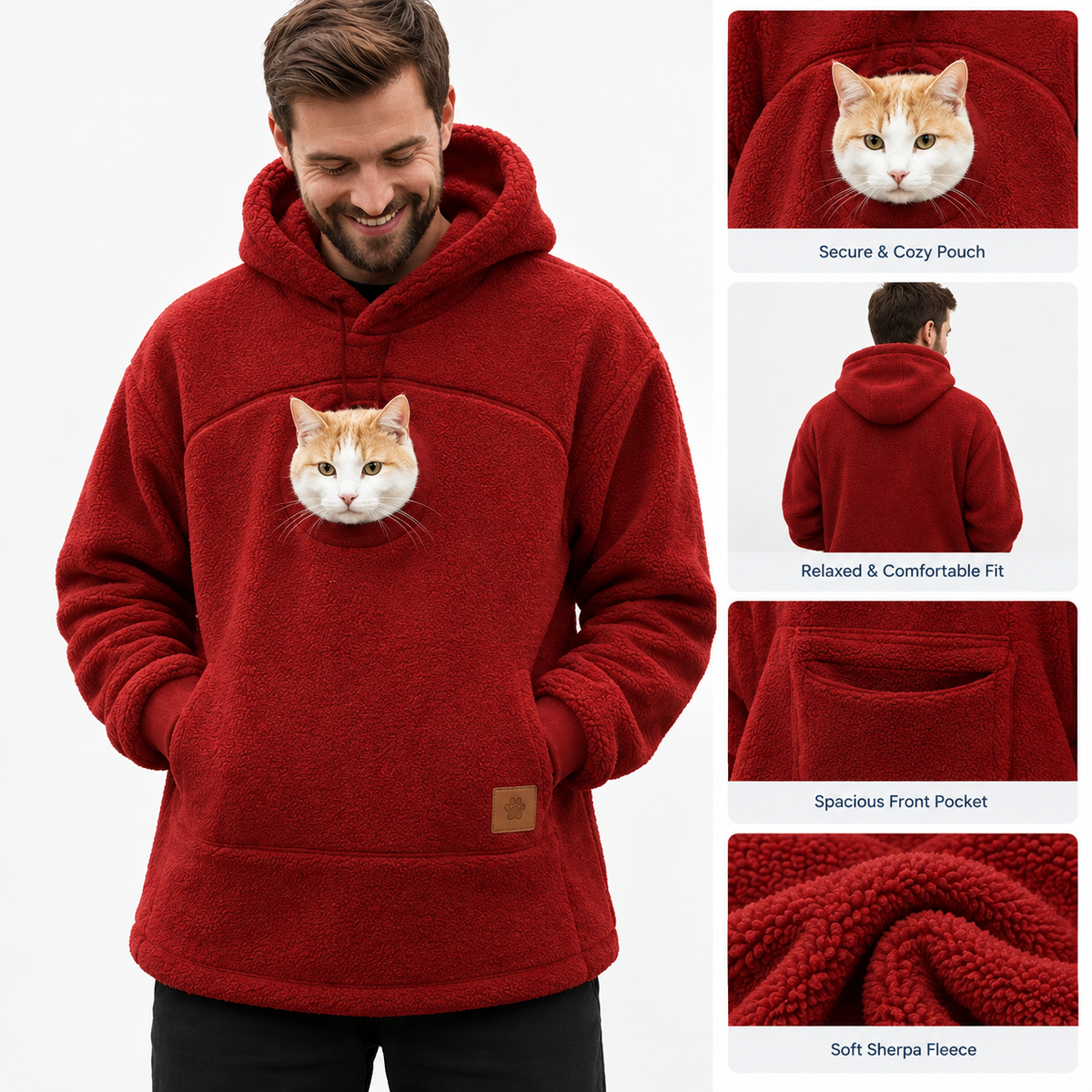 CozyPouch™ Cat Pouch Hoodie