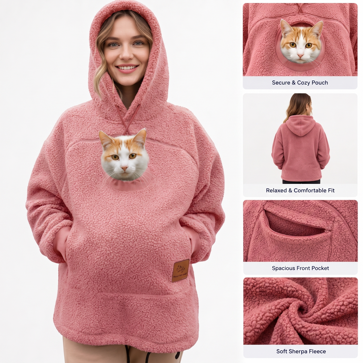 CozyPouch™ Cat Pouch Hoodie
